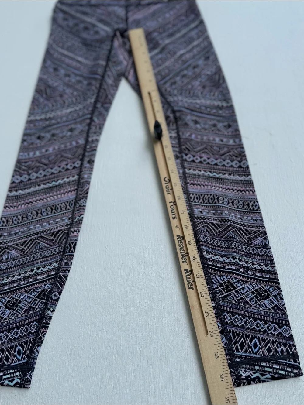 Lululemon Wunder Under High Rise Tights Tribal Patter Size 4 LW5BOKSH